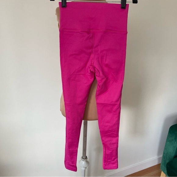 Athleta Hot Pink Aurora Seamless Ribbed High Rise Tight Leggings 533472 EUC XS - Picture 5 of 11